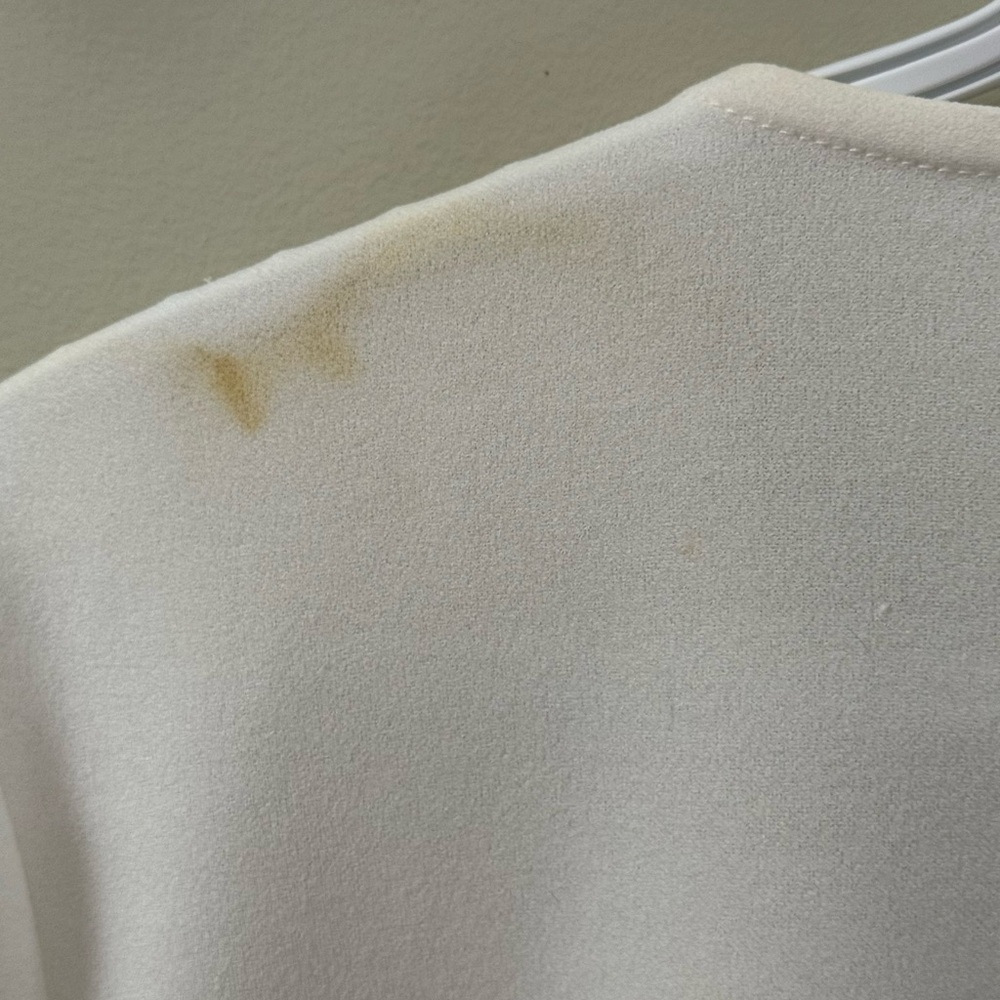 Suzy Shier Cream Open-Front Jacket - Picture 6 of 7